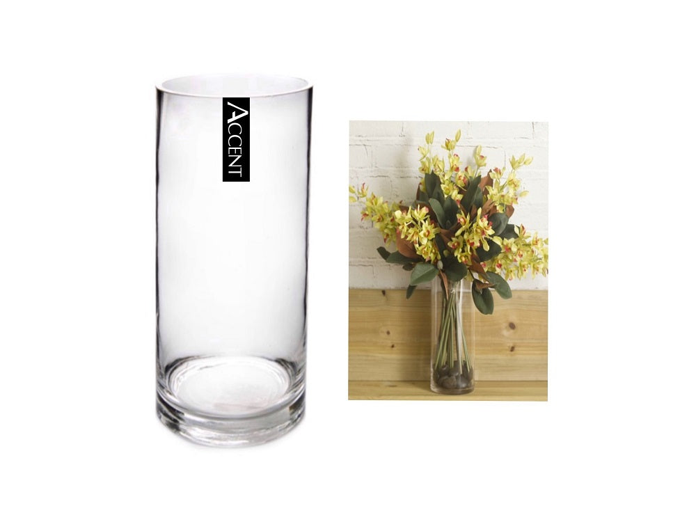 bulk 6 Glass Cylinder Vase Flower 50cm