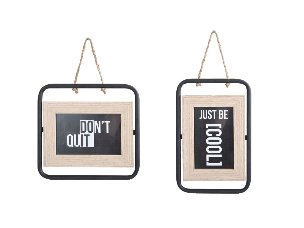 Set 2 Photo frame 4x6in 20cm