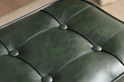 NNETM Super Soft Faux Leather Upholstered Seat - Green Black