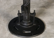 INDUSTRIAL PARIS WIND UP CAST IRON BAR STOOL