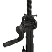 INDUSTRIAL PARIS WIND UP CAST IRON BAR STOOL