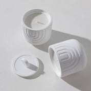 (Meditation Sandalwood)Scented Candle - Soy Wax Candle in Ceramic Pot