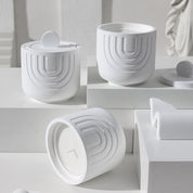 (Jasmine)Scented Candle - Soy Wax Candle in Ceramic Pot