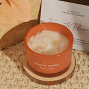 3 PCS (Sweet lemon)Macaron Crystal Stone Scented Candle - Aromatherapy Gift