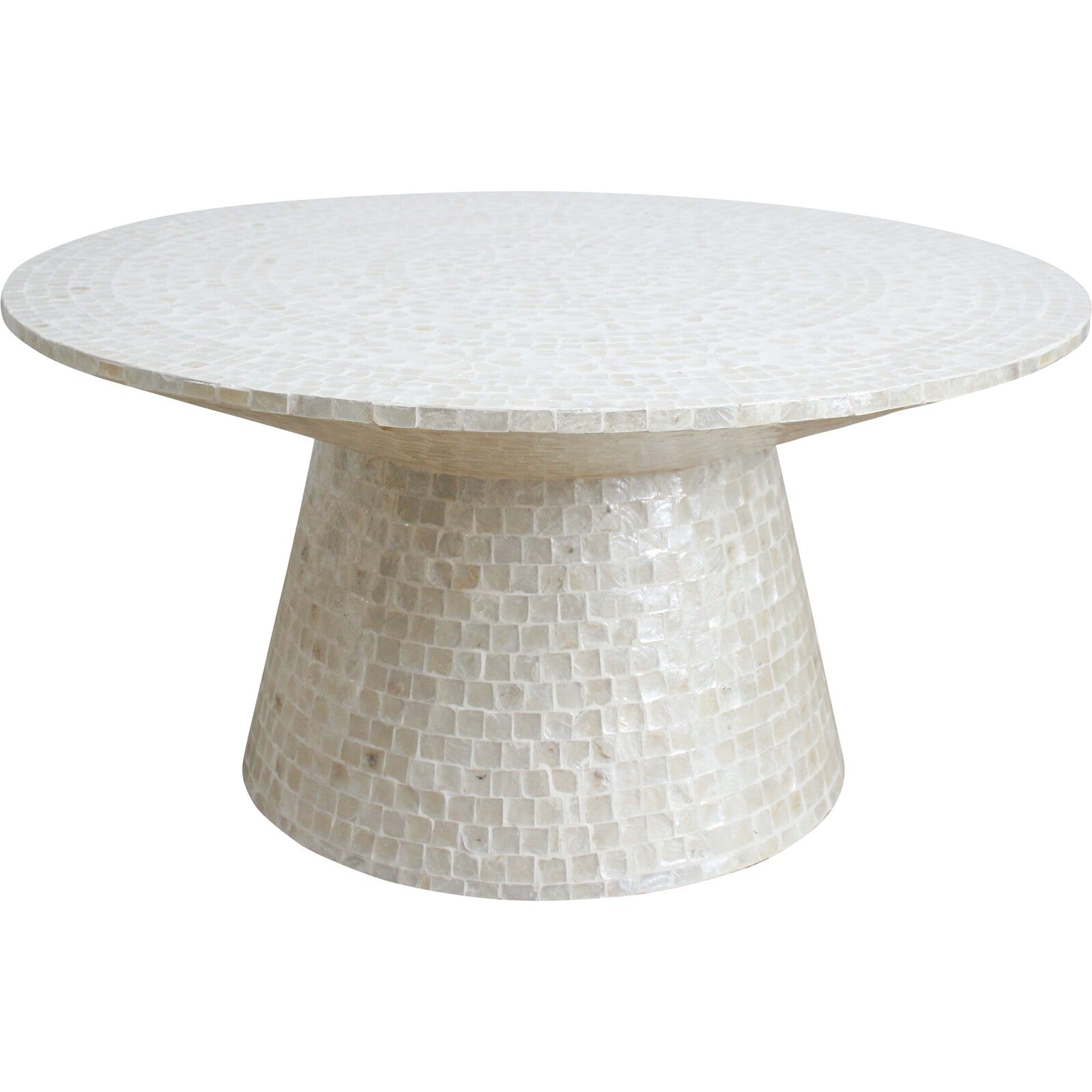 Capiz Shell Daisy Coffee table | Bella's House – Bellas House
