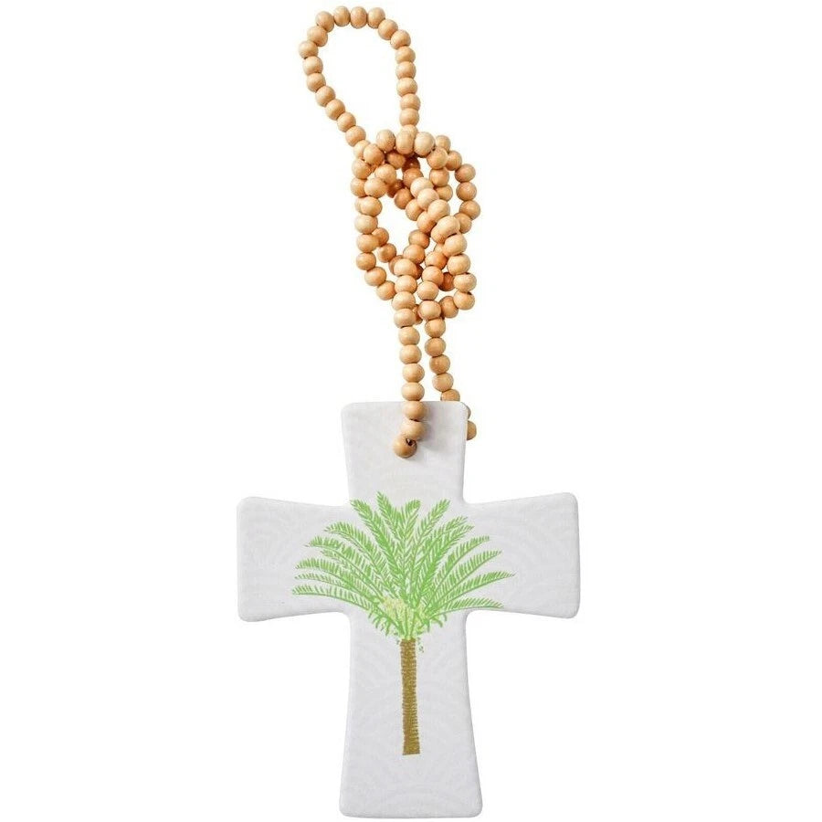 Palm Ceramic Cross