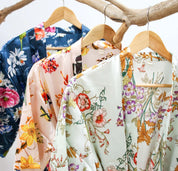 Evening Flower Lightweight Robe