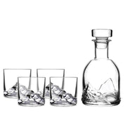 Liiton Everest Whiskey Clear Decanter And Everest Glass Set