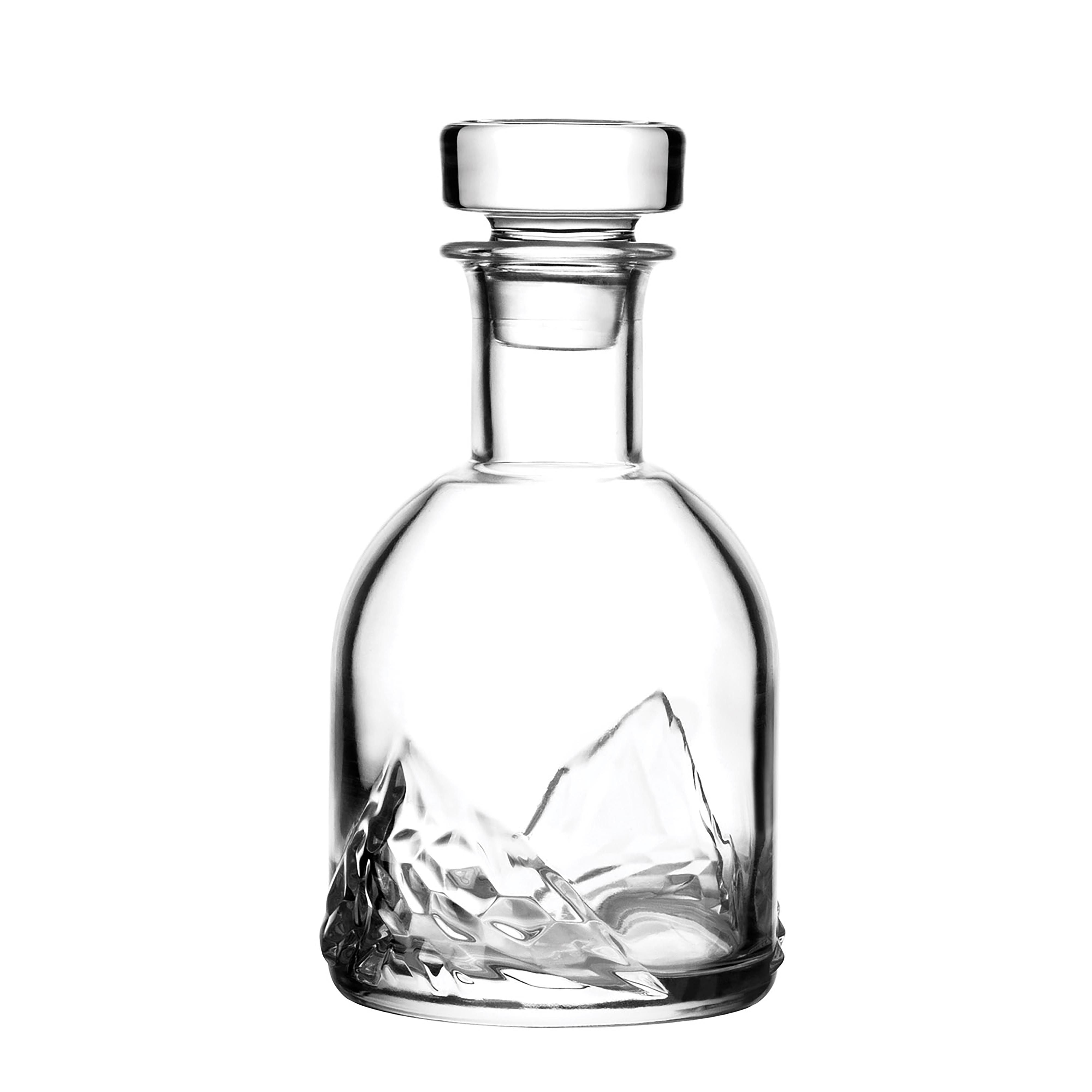 Liiton Everest Whiskey Clear Decanter And Everest Glass Set