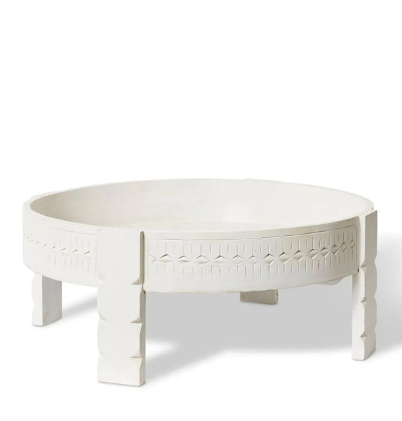 White Grinder Yeesha Coffee Table