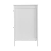 Bedside Tables Big Storage Drawers Cabinet Nightstand Lamp Chest White